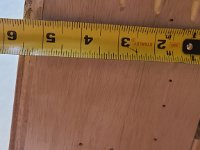 2022-03-21 11.35.53  Frame Bottom is 5&#34; to give us a can &#34;landing zone&#34;.  You can see the Can Stop in the left side of the photo.